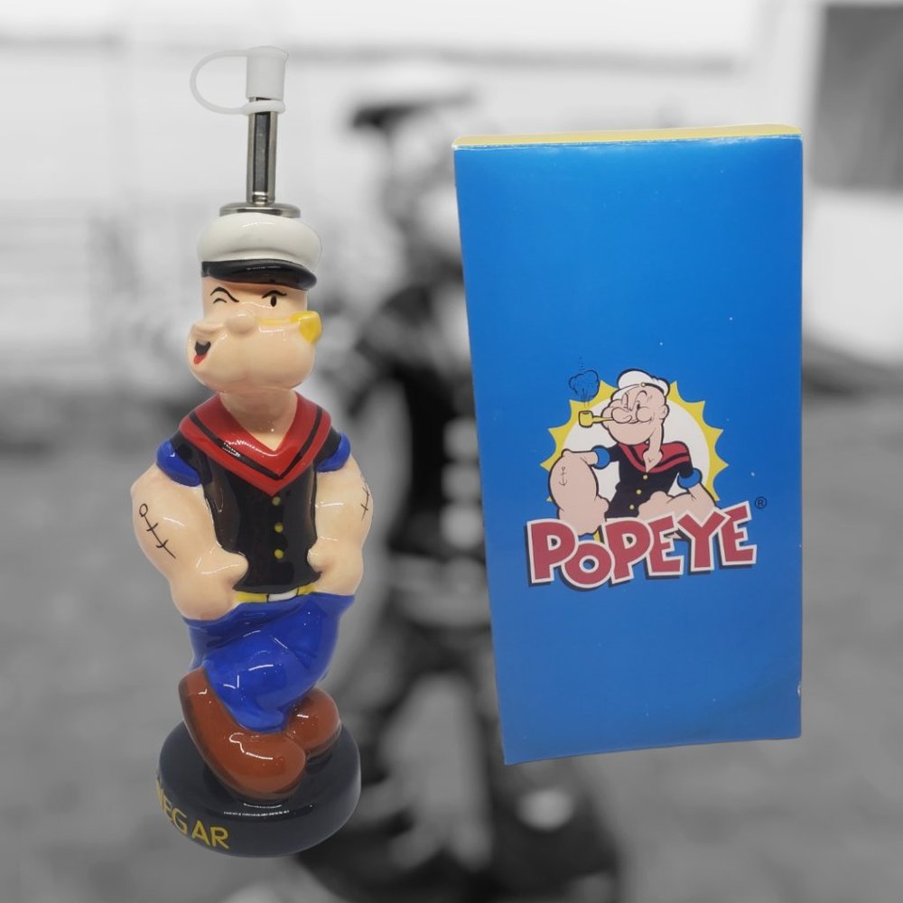 Popeye Ceramic Vinegar Dispenser Bottle by Westland